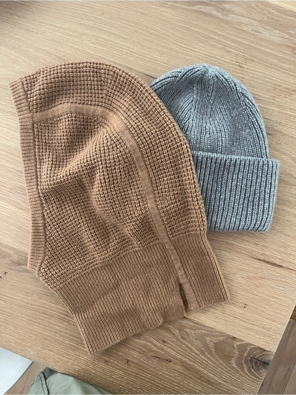 Madewell balaclava & double-cuffed beanie, bundle of 2 winter hats